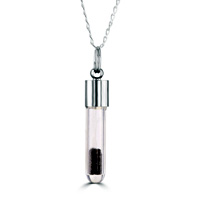 Mars Dust Test-Tube Pendant on 18 Inch Chain. Boxed. Genuine Mars Dust with Certificate